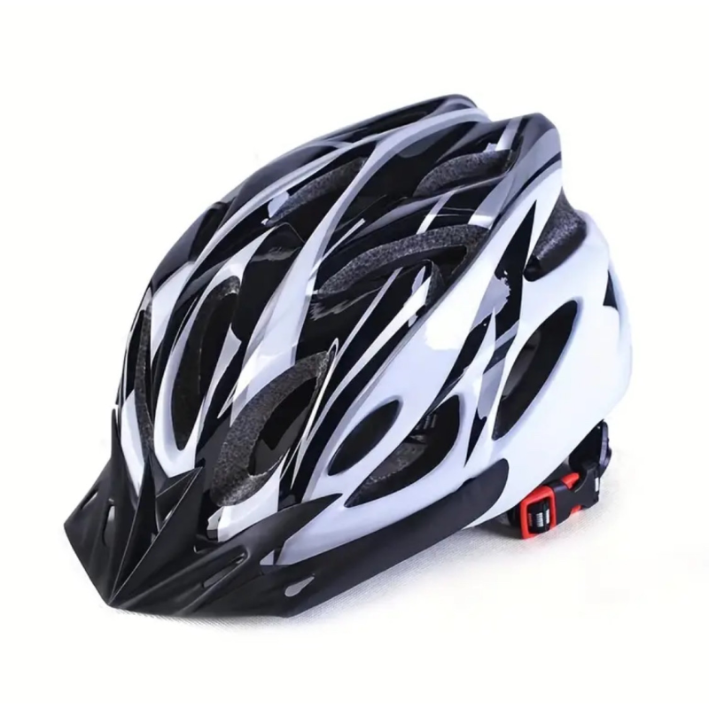 Шолом велосипедиста легкий надійний міцний шолом безпеки з тримачем та регулюванням під підборіддям